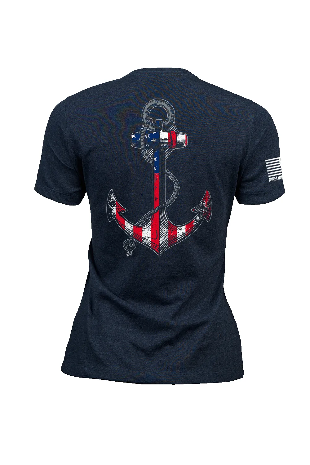 Anchor Flag - Women's T-Shirt sold by Nine Line product image thumbnail 3
