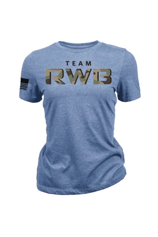 Team RWB Camo - Women's T-Shirt sold by Nine Line
