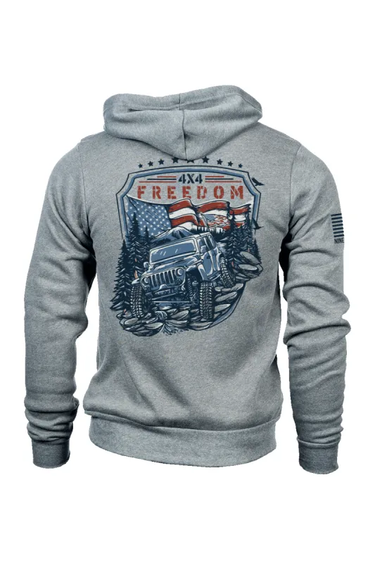 4x4 Freedom - Full-Zip Hoodie sold by Nine Line