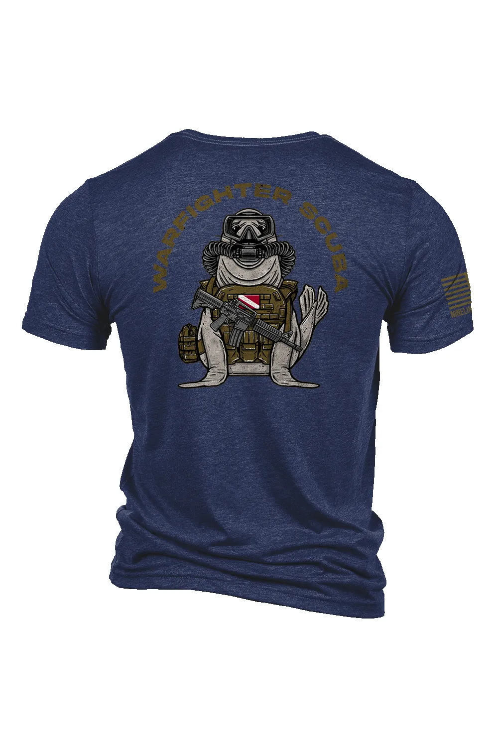 Warfighter Scuba Seal - T-Shirt sold by Nine Line product image thumbnail 3