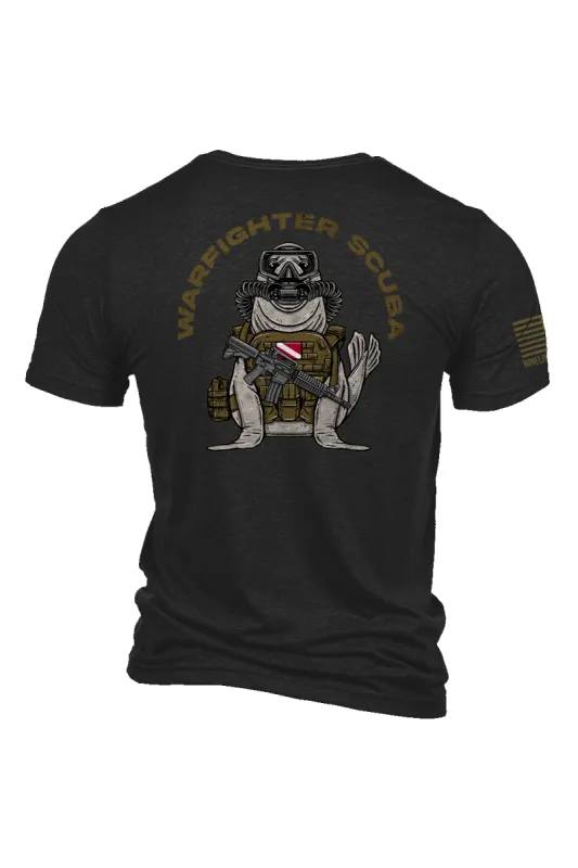 Warfighter Scuba Seal - T-Shirt sold by Nine Line