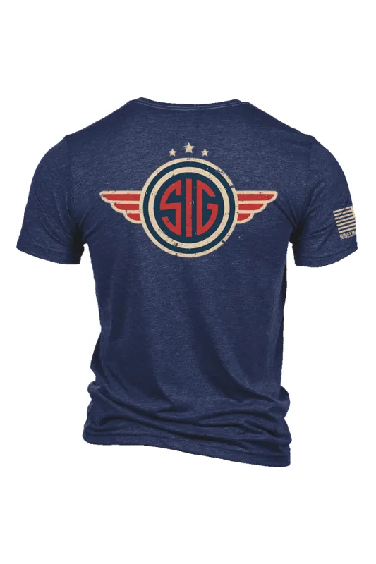 Sig Sauer Wings - T-Shirt sold by Nine Line