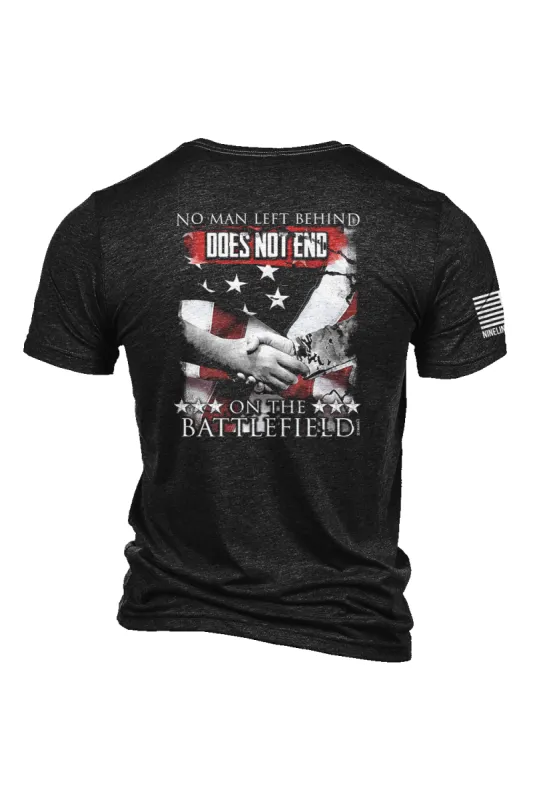 Nine Line Foundation No Man Left Behind - T-Shirt sold by Nine Line