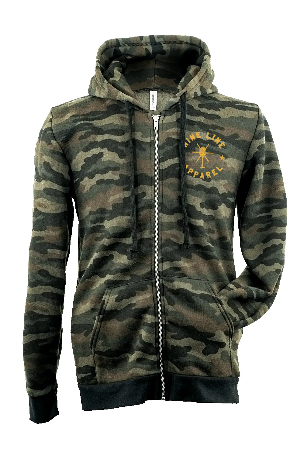 Camo Helo - Full Zip Hoodie sold by Nine Line