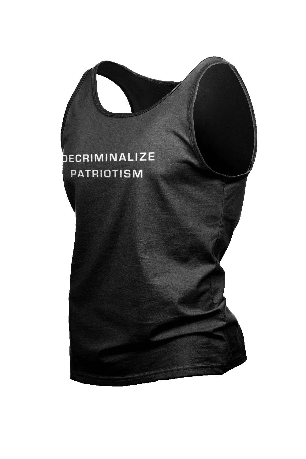 Mens Tank Top - Decriminalize Patriotism sold by Nine Line