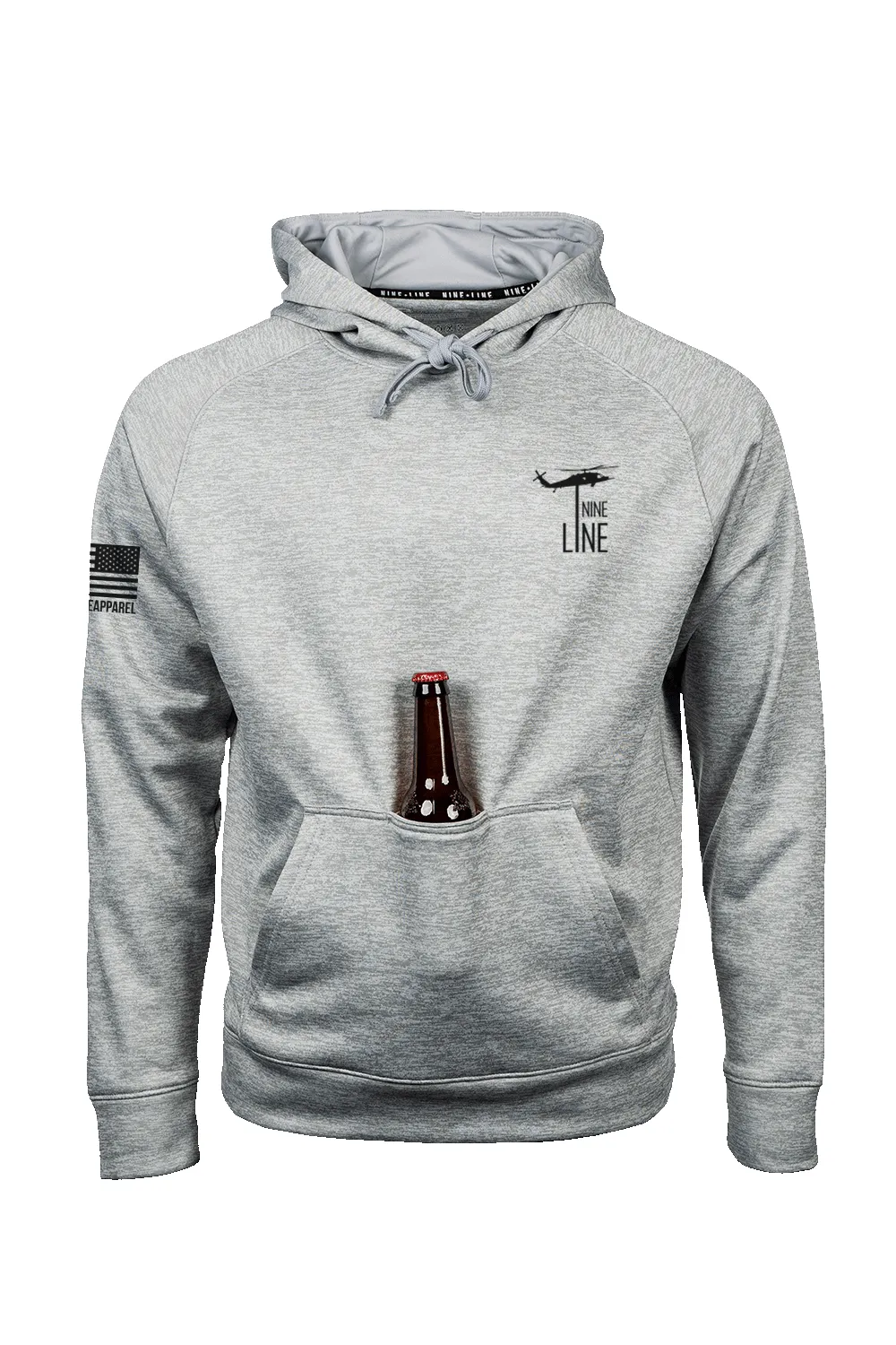 Raglan Tailgater Hoodie - Basic sold by Nine Line product image thumbnail 3