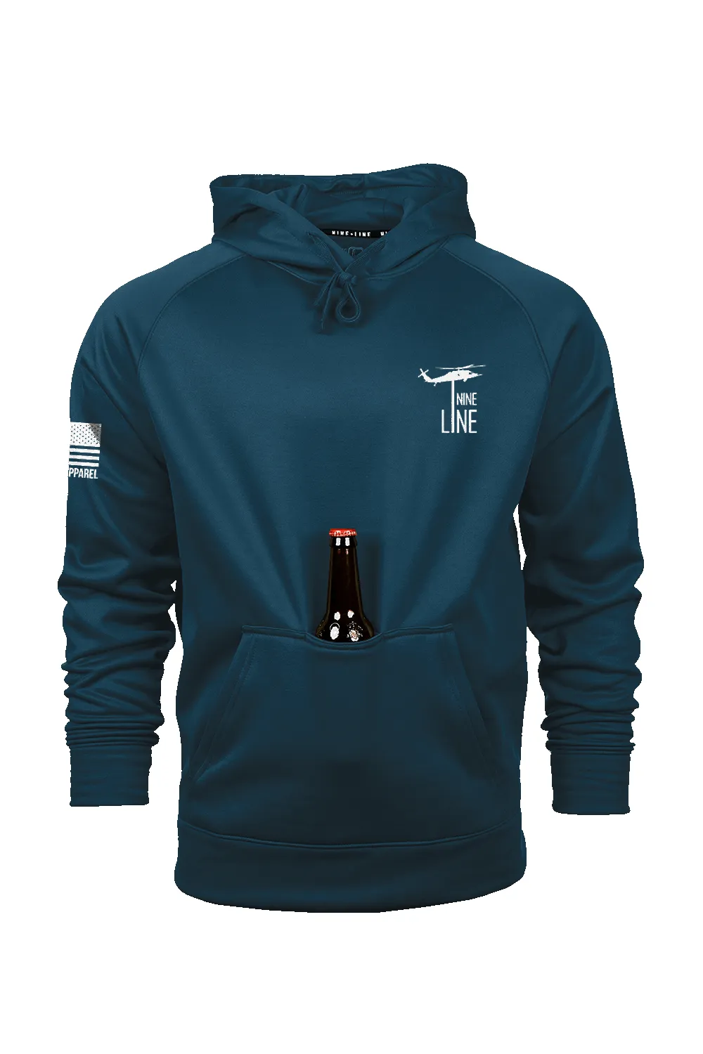Raglan Tailgater Hoodie - Basic sold by Nine Line product image thumbnail 2
