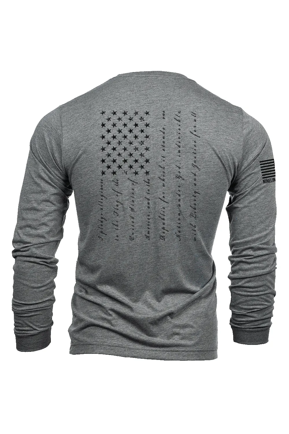 The Pledge - Long-Sleeve T-Shirt sold by Nine Line