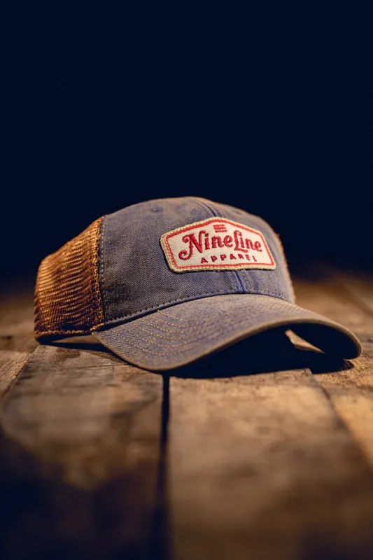 Classic Trucker Hat - Red NLA Patch sold by Nine Line