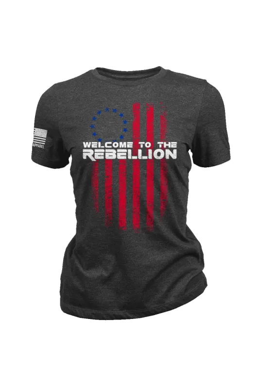 Rebellion RWB - Women's T-Shirt sold by Nine Line