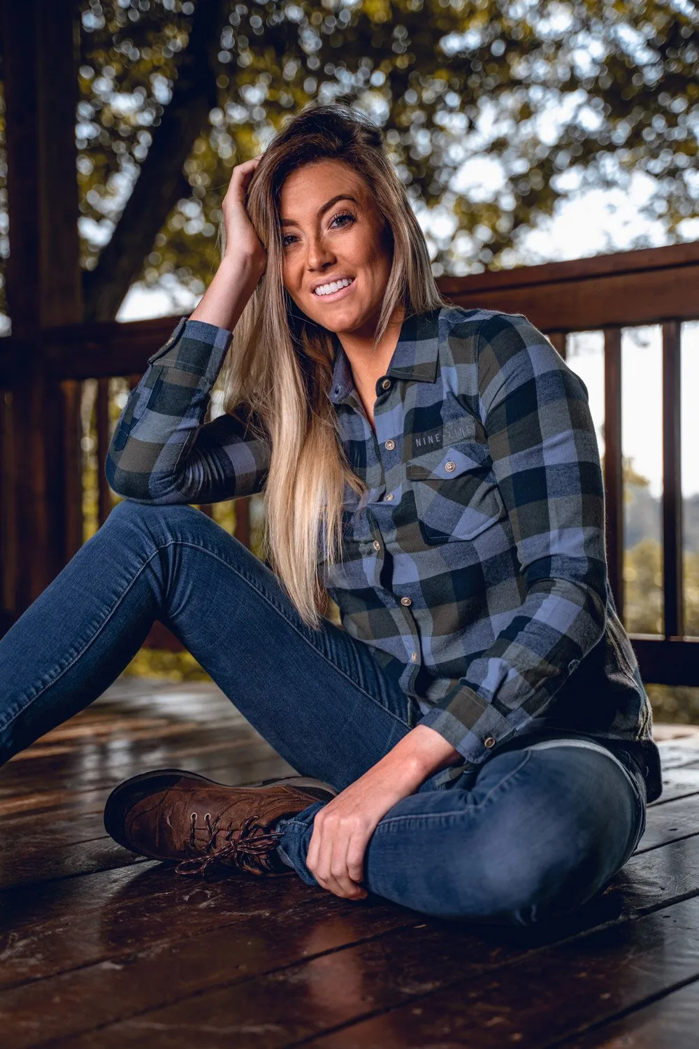 Women's Plaid Flannel sold by Nine Line product image thumbnail 3