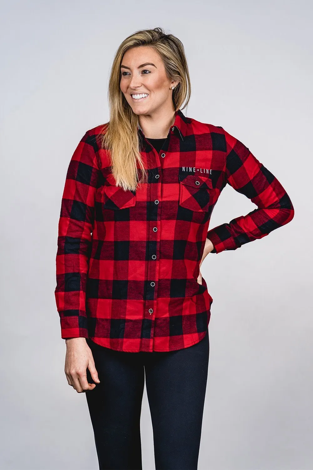 Women's Plaid Flannel sold by Nine Line product image thumbnail 4