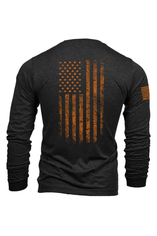 Spooky America - Long-Sleeved Shirt sold by Nine Line