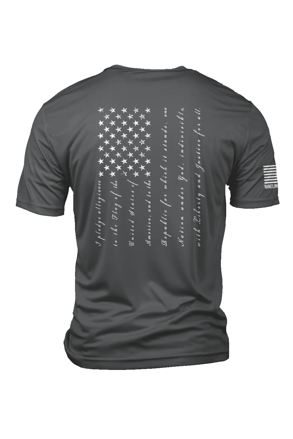 The Pledge - Moisture Wicking T-Shirt sold by Nine Line product image thumbnail 3