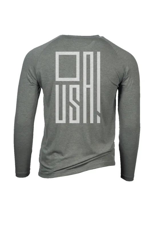 Geometric Flag - Performance Tri-Blend Shirt sold by Nine Line