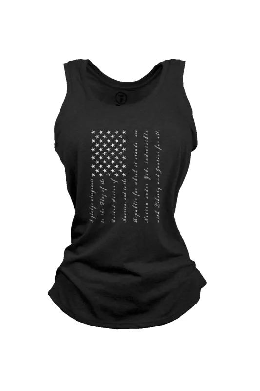 Women's Racerback Tank - The Pledge sold by Nine Line