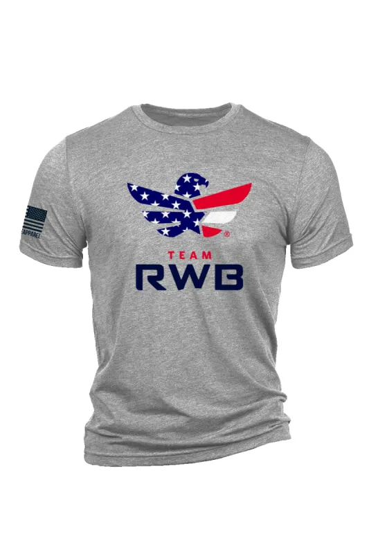 Men's Tri-Blend T-Shirt - Team RWB 4th of July sold by Nine Line