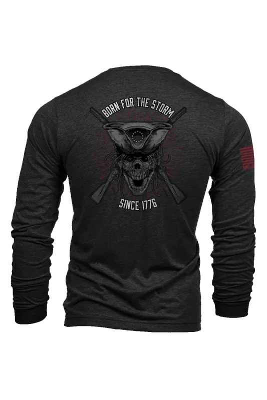 Born For The Storm - Long-Sleeve Shirt sold by Nine Line