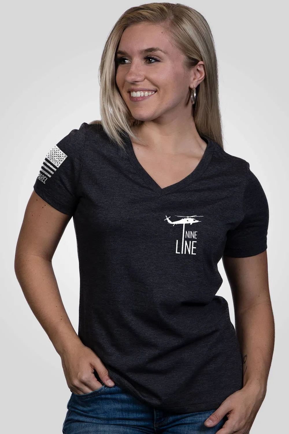 5 Things - Women's Relaxed Fit V-Neck Shirt sold by Nine Line product image thumbnail 4
