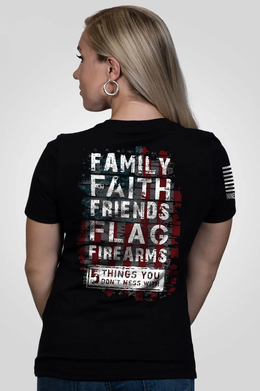 5 Things - Women's Relaxed Fit V-Neck Shirt sold by Nine Line