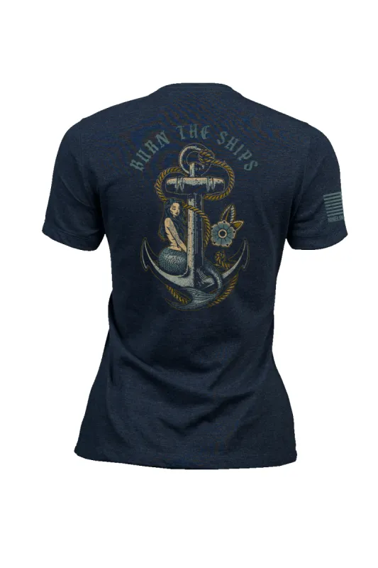 Burn the Ships - Women's T-Shirt sold by Nine Line