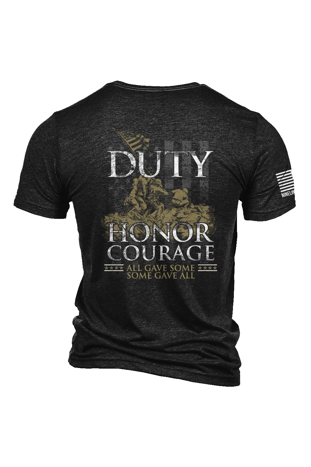 Duty Honor Courage - T-Shirt sold by Nine Line