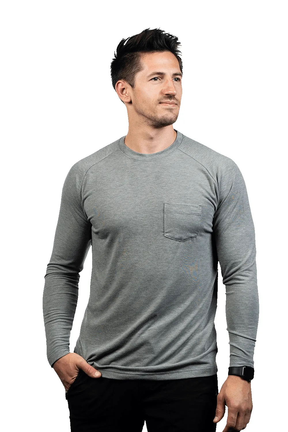 SFG Performance Long Sleeve Tri-Blend Sun Blocking Shirt sold by Nine Line product image thumbnail 2
