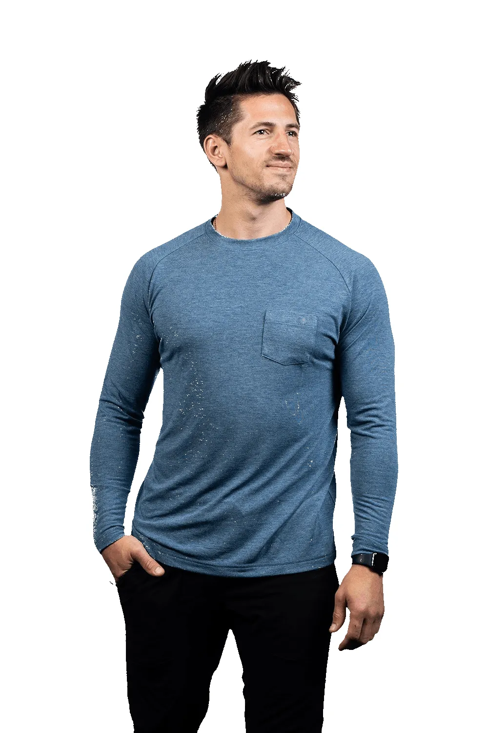 SFG Performance Long Sleeve Tri-Blend Sun Blocking Shirt sold by Nine Line product image thumbnail 5