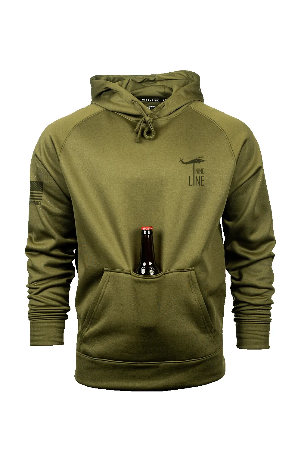 DTOM TONAL - Raglan Tailgater Hoodie sold by Nine Line product image thumbnail 4
