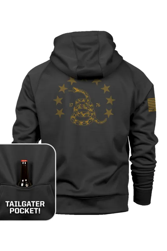 DTOM TONAL - Raglan Tailgater Hoodie sold by Nine Line