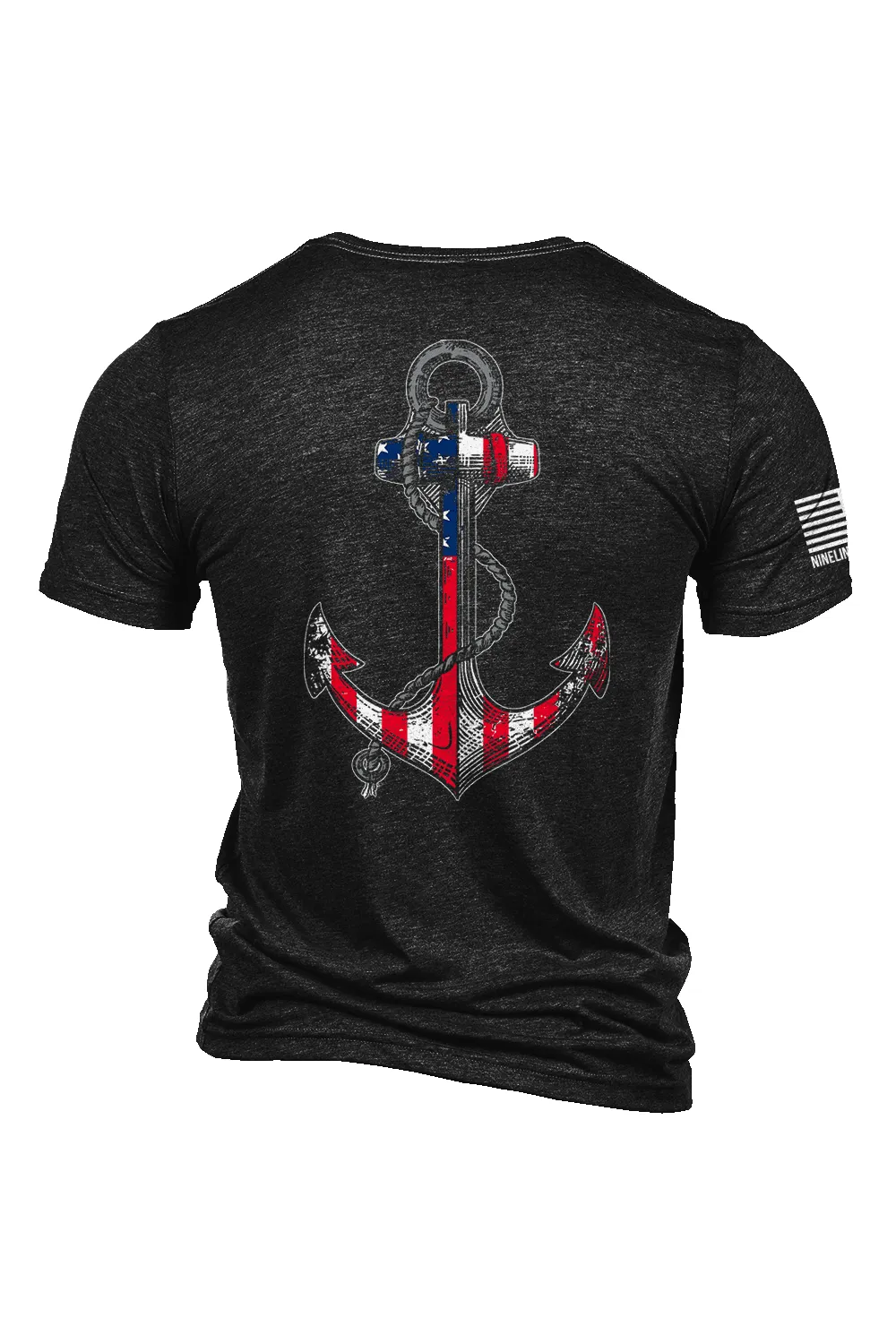 Anchor Flag - T-Shirt sold by Nine Line product image thumbnail 3