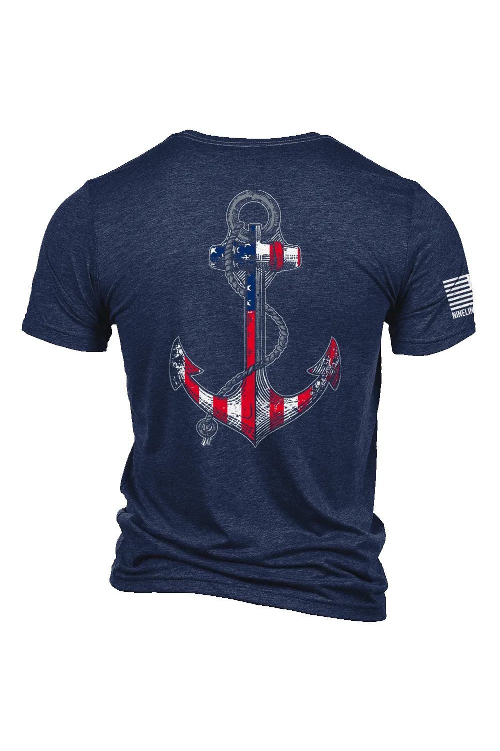 Anchor Flag - T-Shirt sold by Nine Line