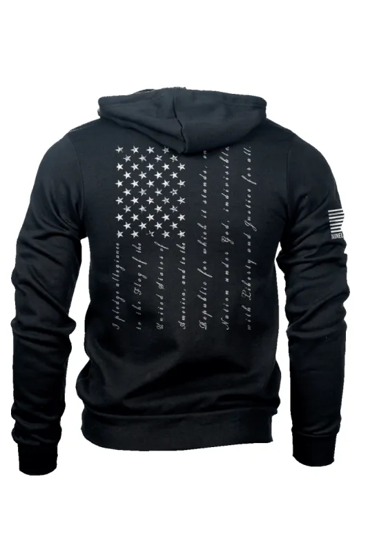 The Pledge - Men's Full-Zip Hoodie sold by Nine Line