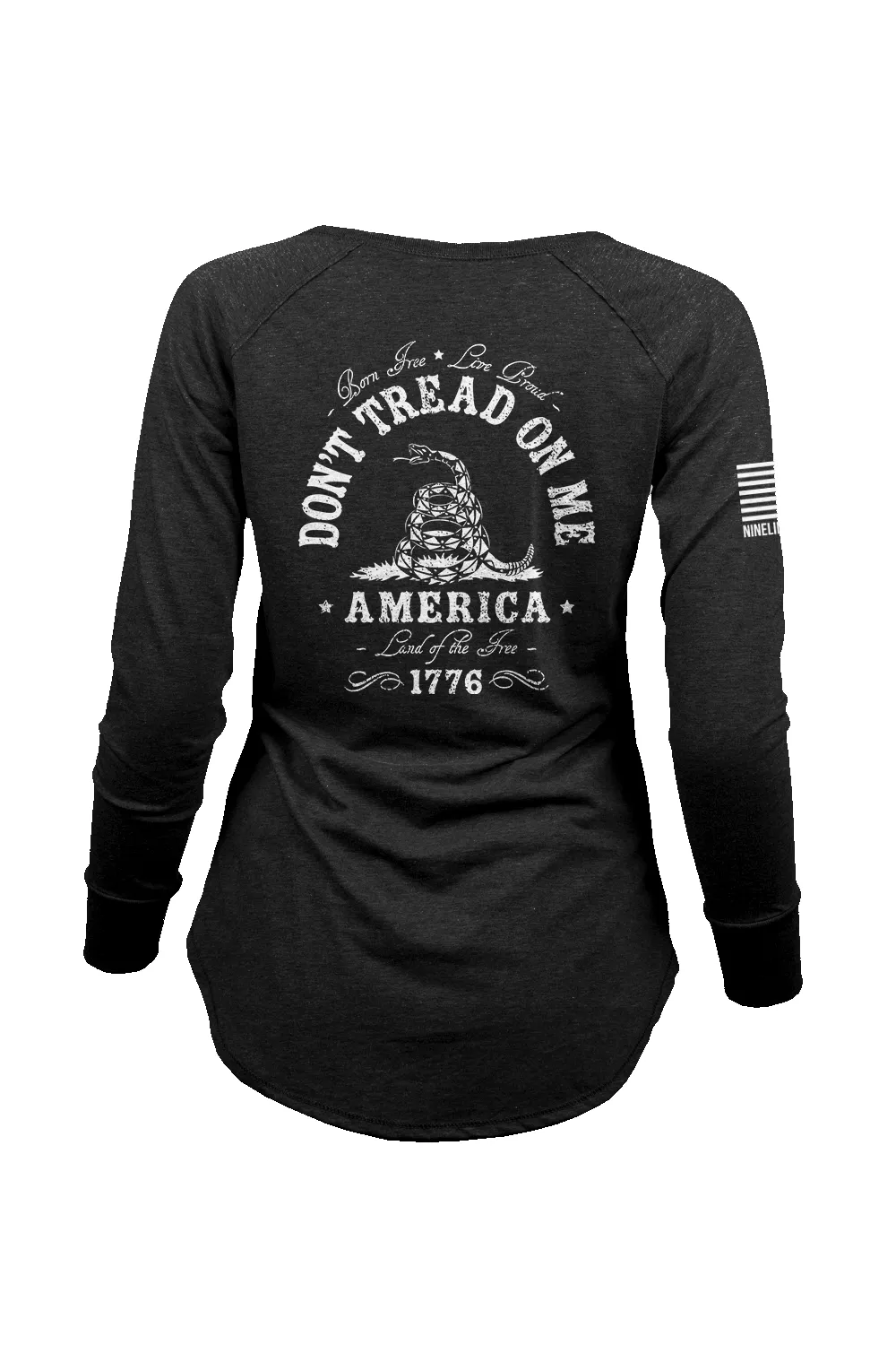 Don't Tread On Me - Women's Long-Sleeve Shirt sold by Nine Line