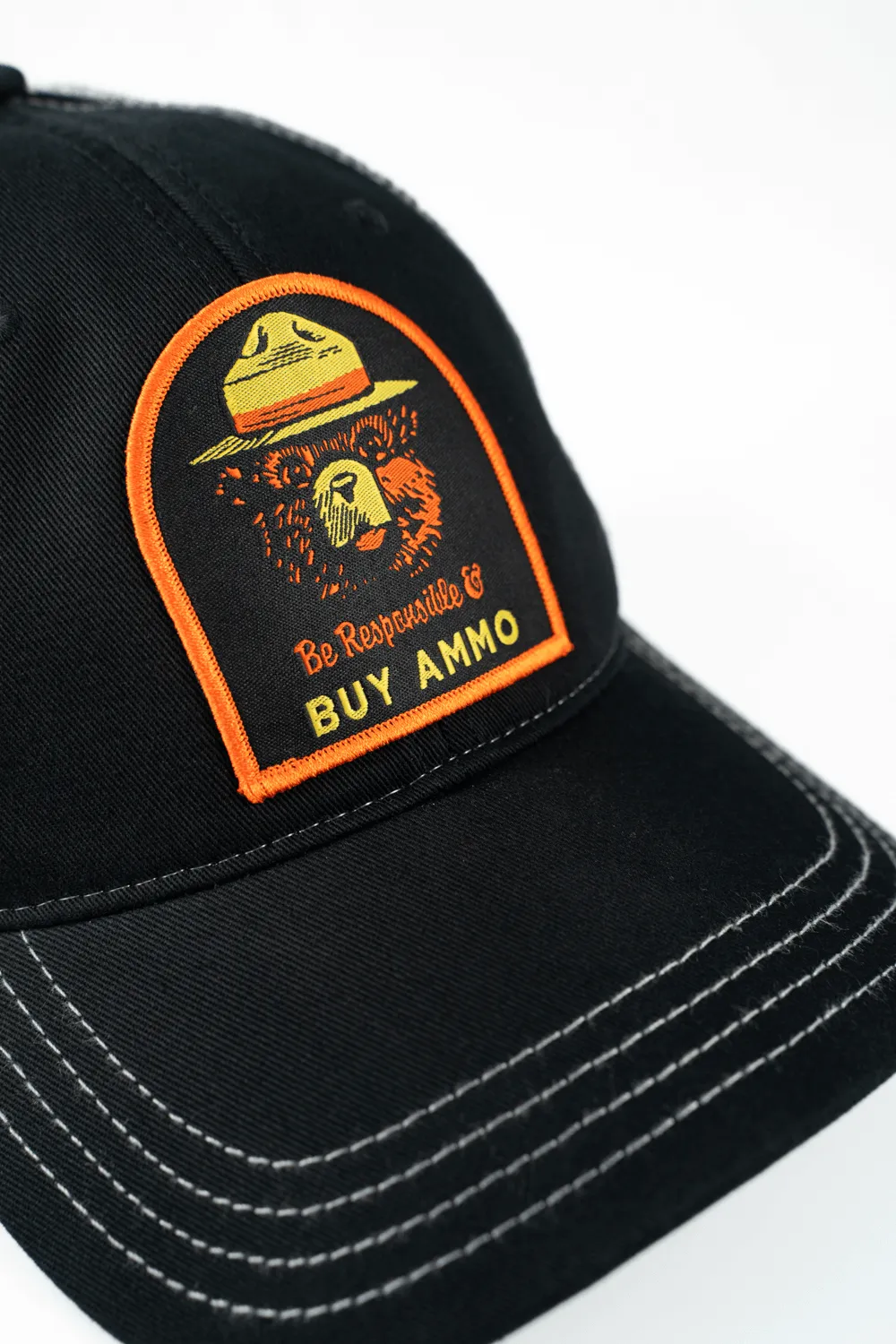 2A Bear Washed Richardson Trucker Hat sold by Nine Line product image thumbnail 2