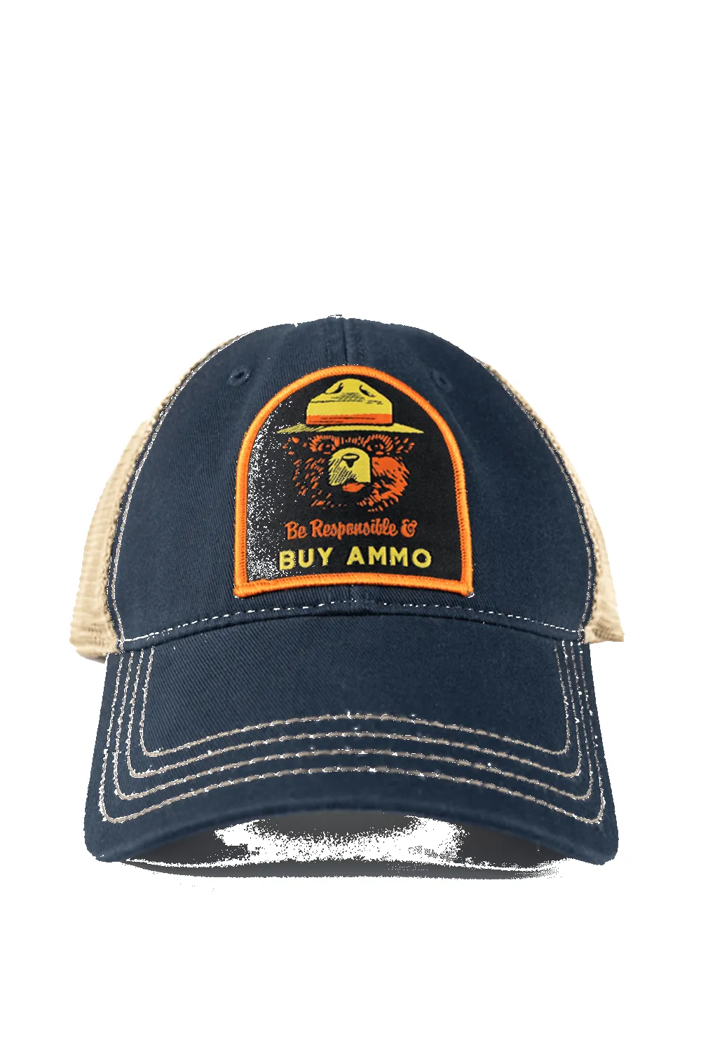 2A Bear Washed Richardson Trucker Hat sold by Nine Line product image thumbnail 5