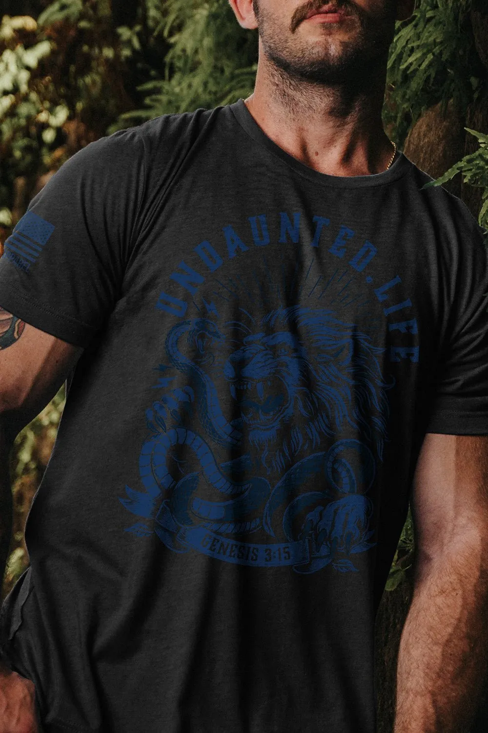 T-Shirt - Undaunted.Life Genesis 3:15 sold by Nine Line product image thumbnail 2