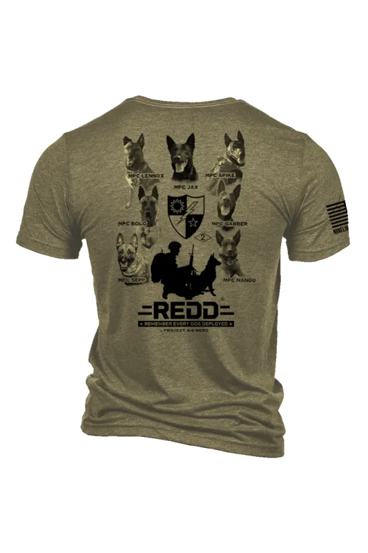 Project K-9 Hero - Remember Every Dog Deployed - T-Shirt sold by Nine Line