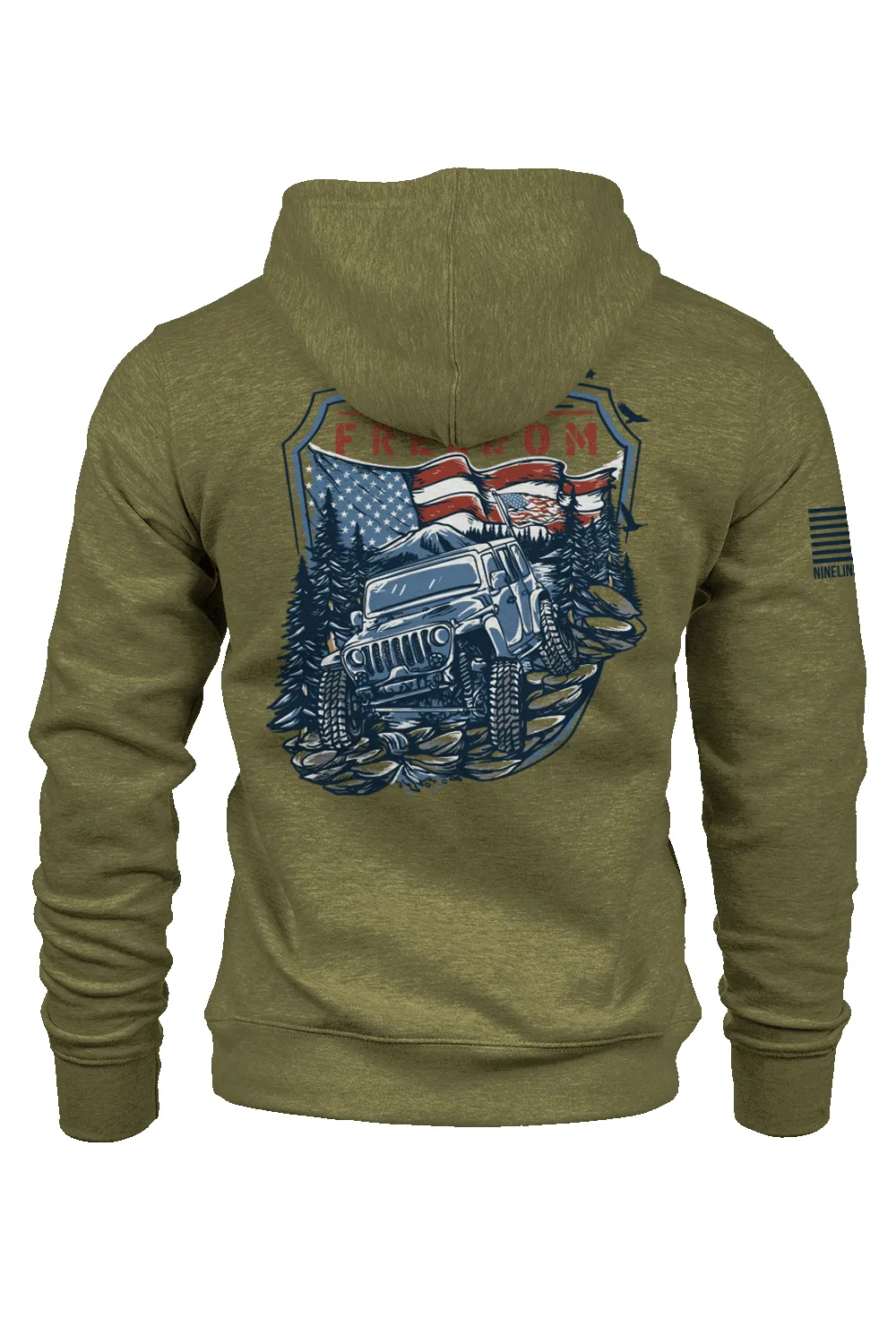 4x4 Freedom - Hoodie sold by Nine Line product image thumbnail 5
