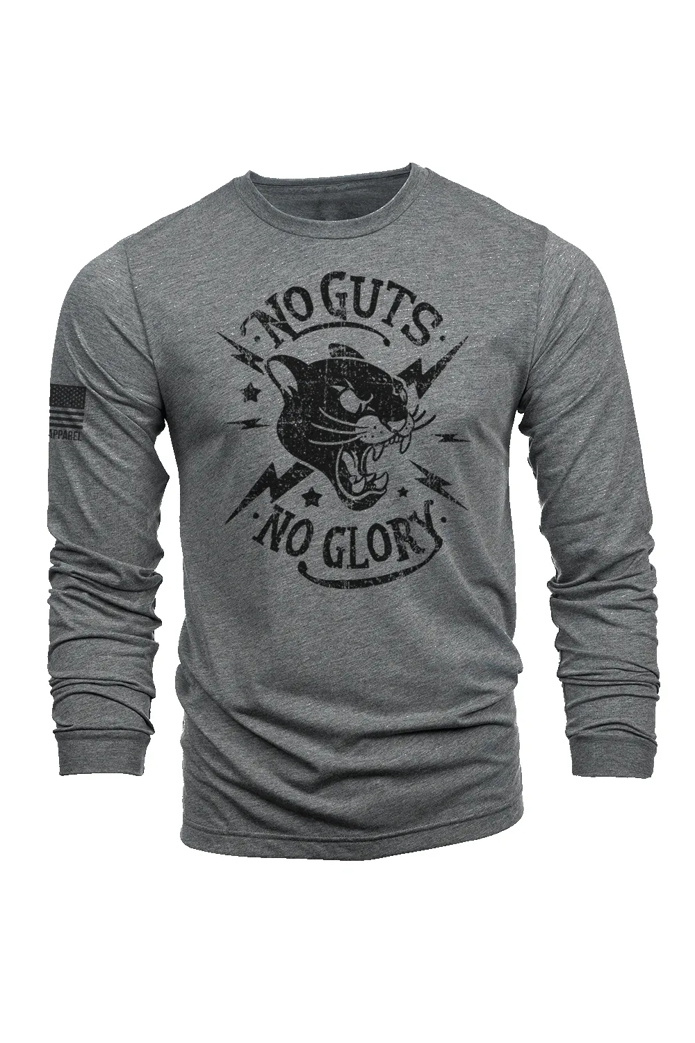 No Guts, No Glory - Long-Sleeve Shirt sold by Nine Line