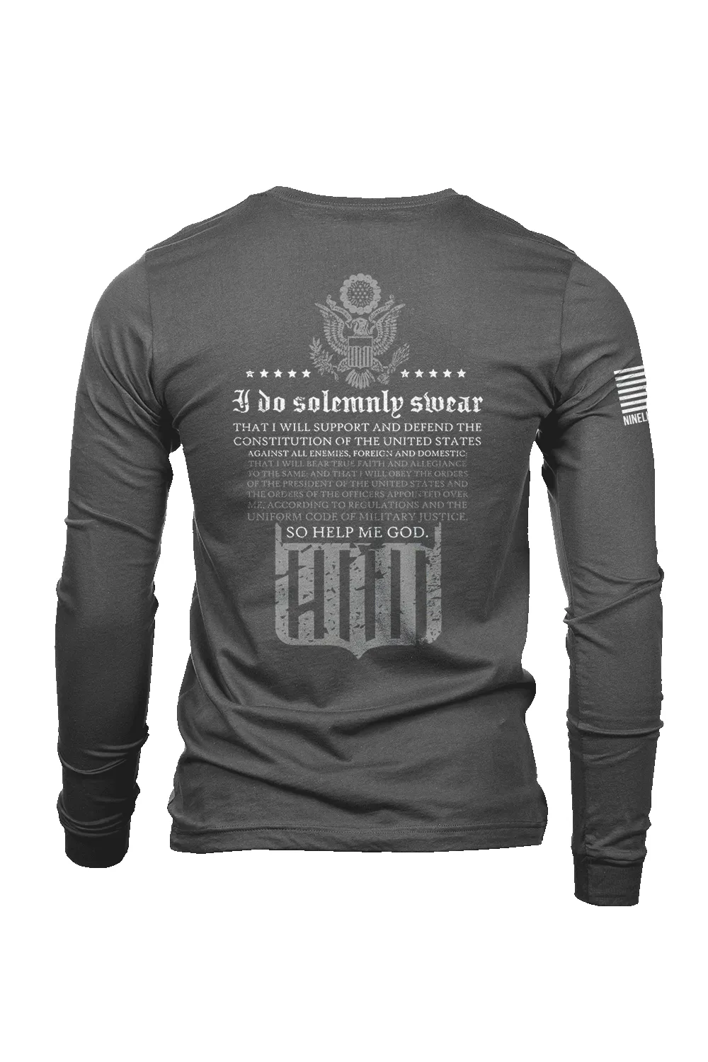 The Oath - Long-Sleeve T-Shirt sold by Nine Line product image thumbnail 3