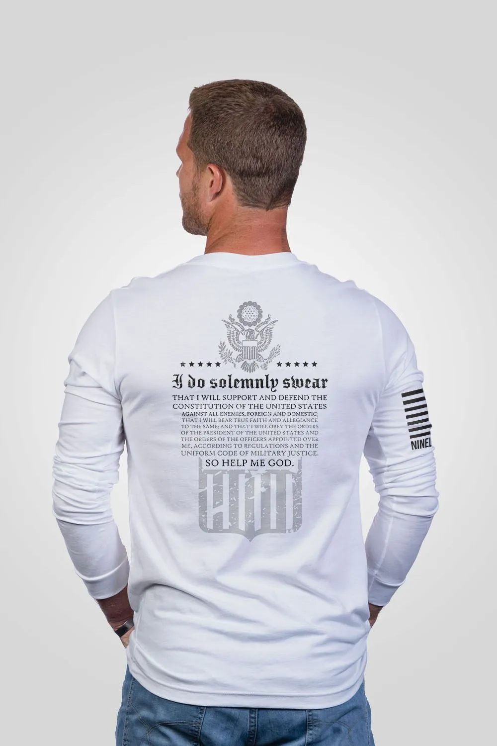 The Oath - Long-Sleeve T-Shirt sold by Nine Line product image thumbnail 5