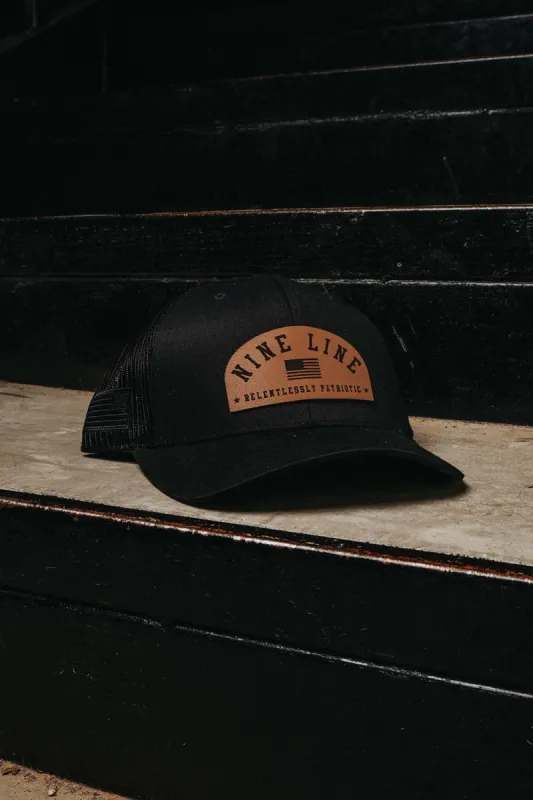 Leather Nine Line Patch Snapback Hat Collection sold by Nine Line