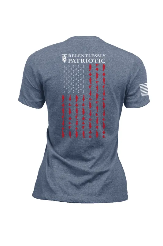 Women's T-Shirt - KT Team Fishing Flag sold by Nine Line