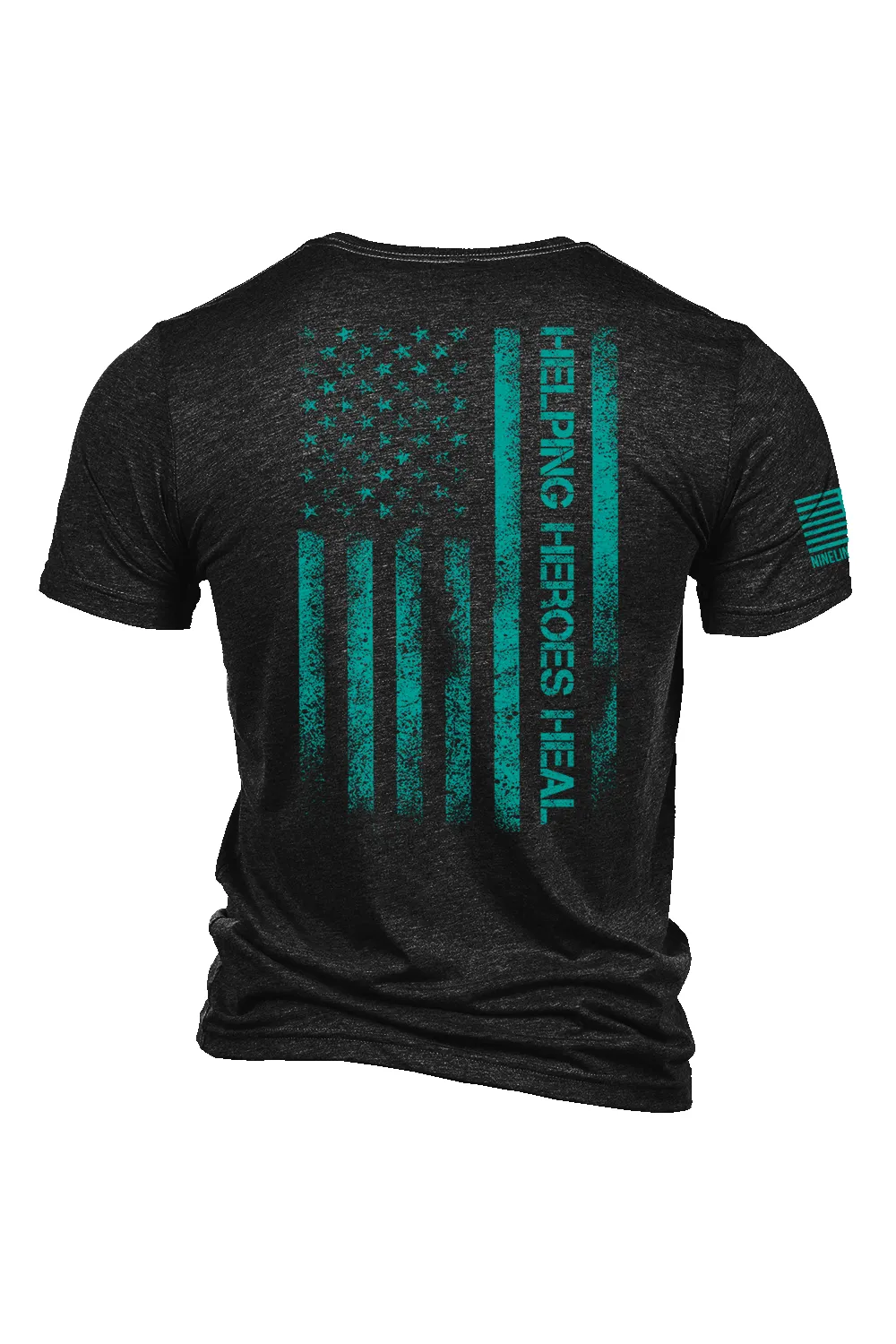 Men's Tri-Blend T-Shirt - PTS Awareness Month - For the Love of a Veteran sold by Nine Line