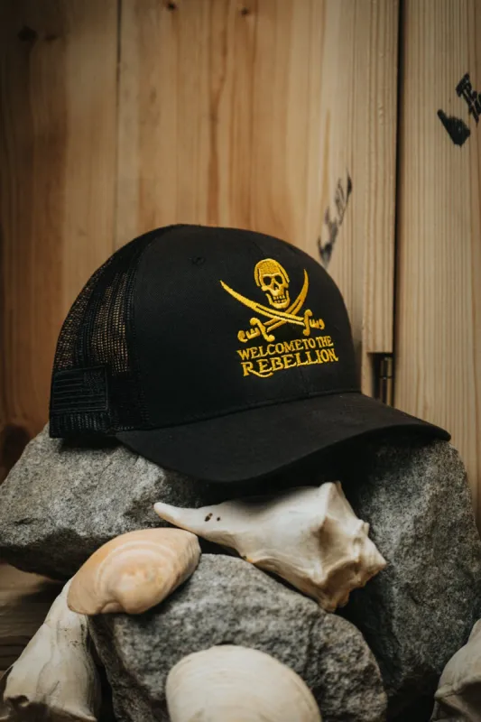 Pirate Rebel -Snapback Hat sold by Nine Line
