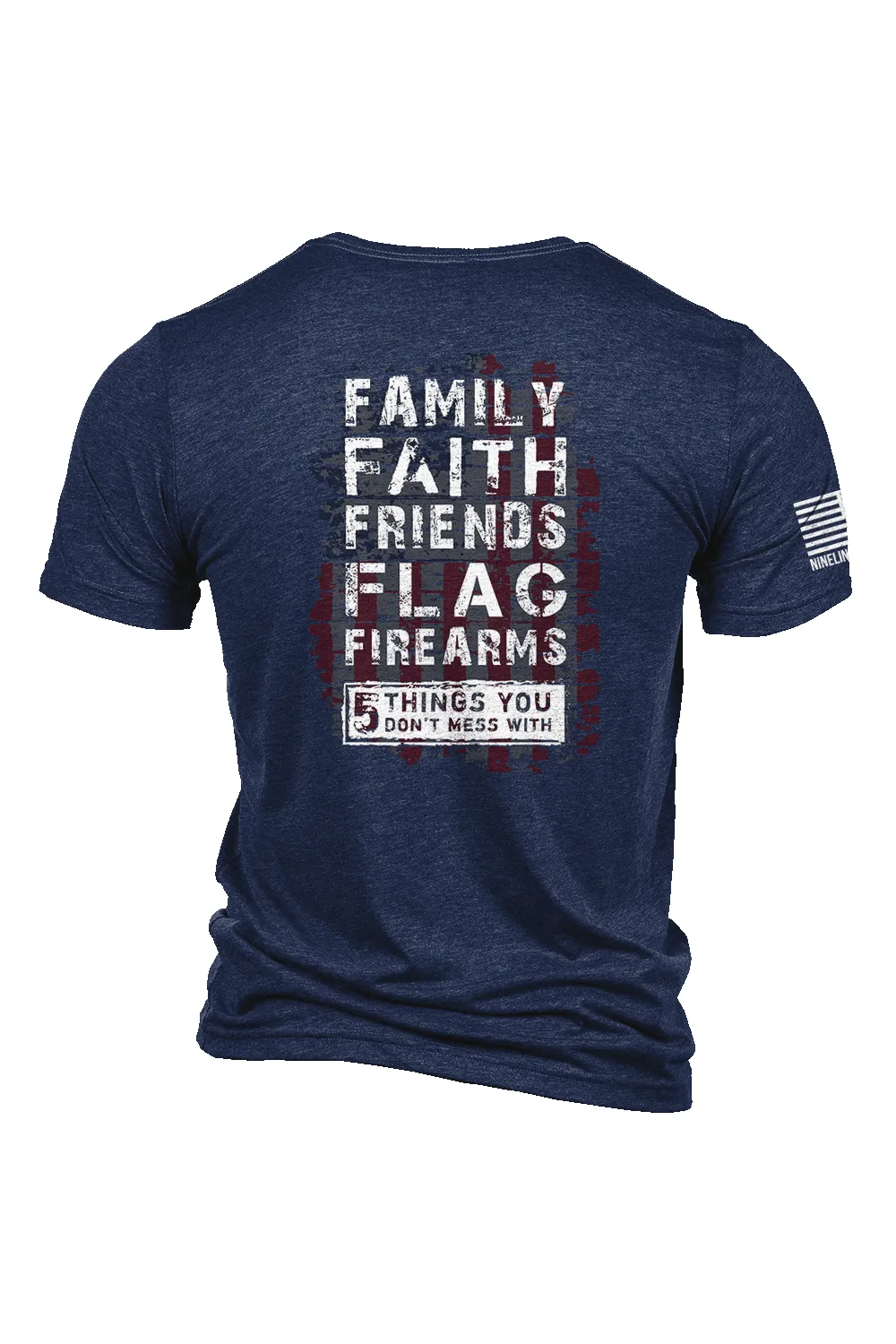 5 Things - T-Shirt sold by Nine Line product image thumbnail 4