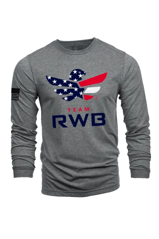 Team RWB Eagle Flag - Long-Sleeve T-Shirt sold by Nine Line