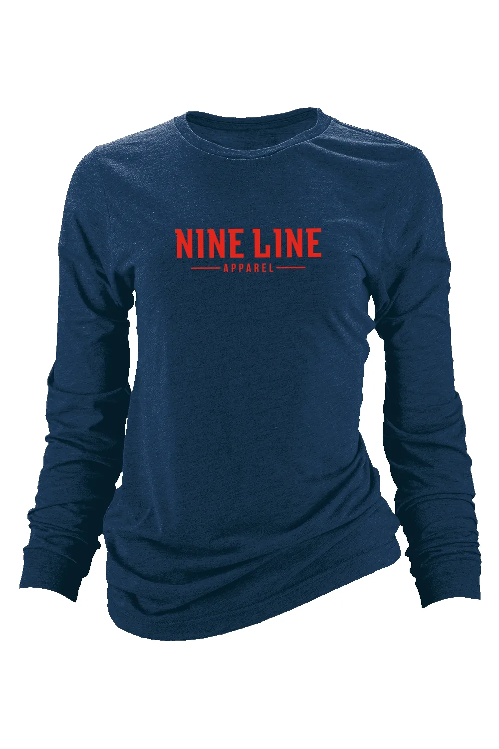 NLA Basic Red Logo - Long-Sleeve Shirt sold by Nine Line