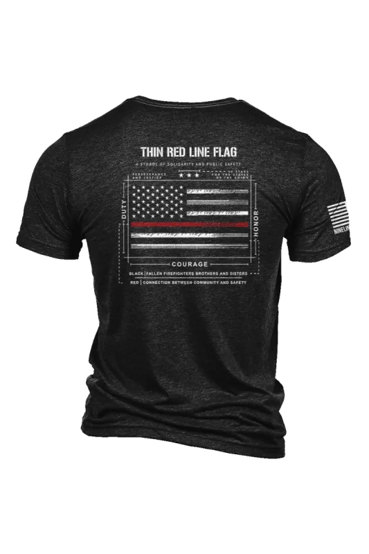 TRL Flag Schematic - T-Shirt sold by Nine Line